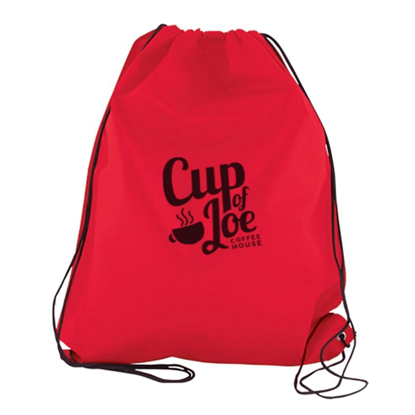 Custom Jumbo Non-Woven Drawstring Backpacks - 16"w x 19"h