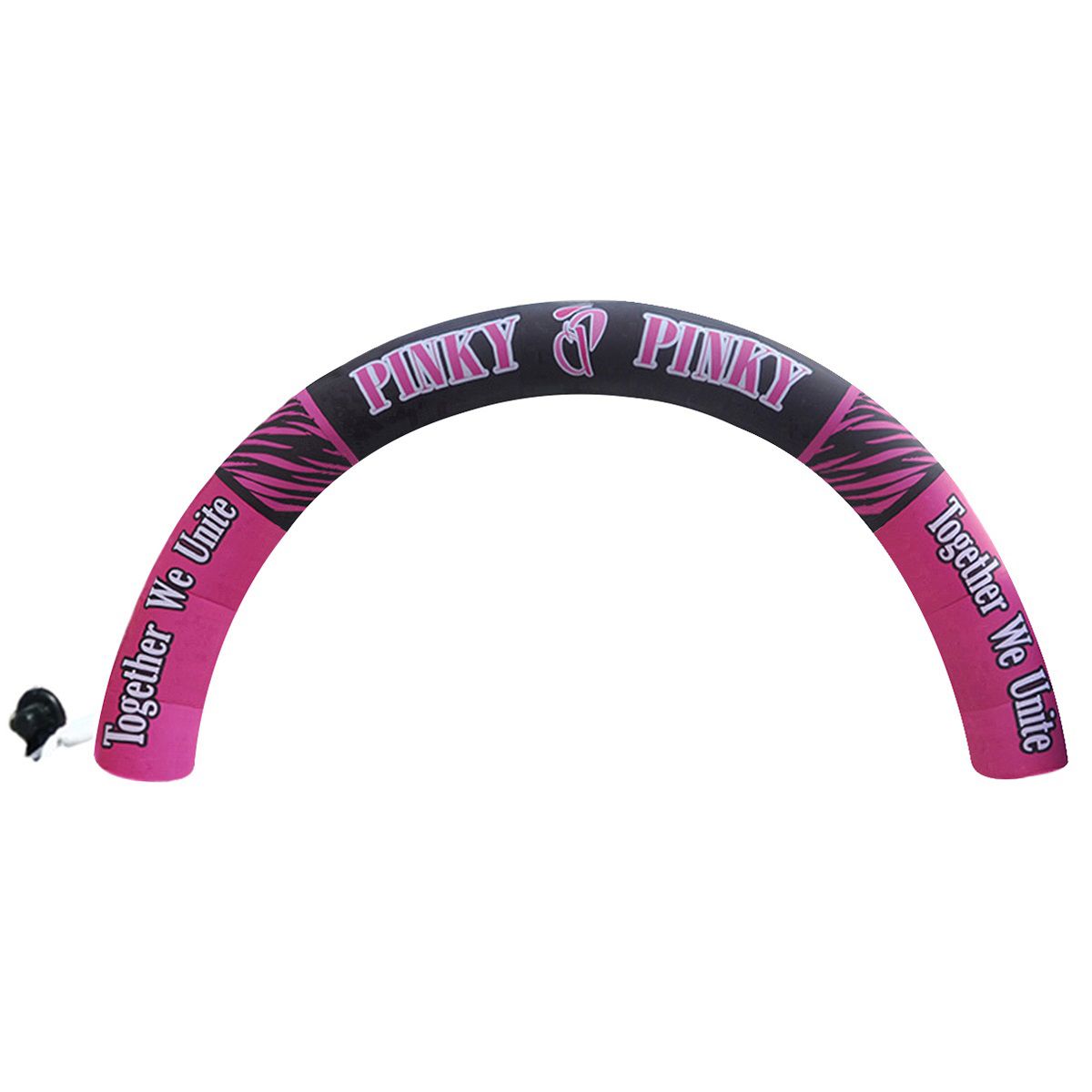 Full Color 40' Custom Round Inflatable Arch Display Kit