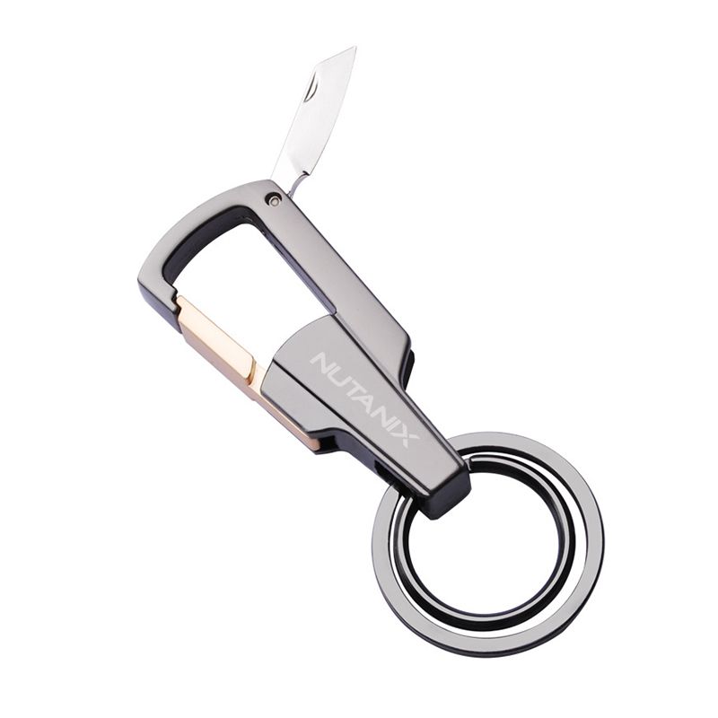 Custom Multifunctional Metal Car Key Chain w/ Key Ring