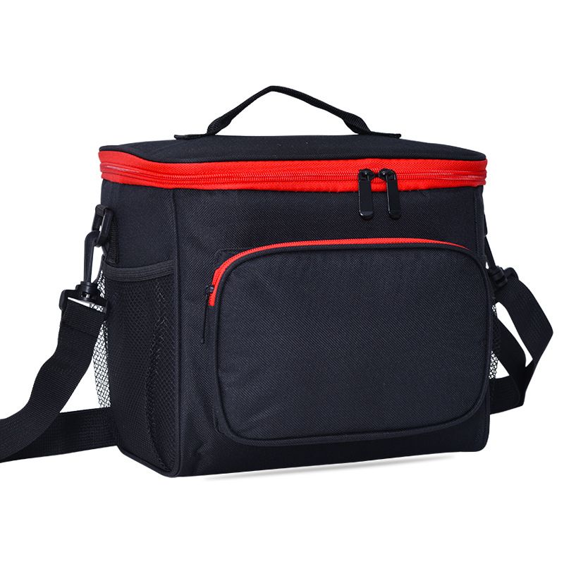 600D Oxford Cloth Cooler Tote Bag - 7"w x 8.8"h x 10"l