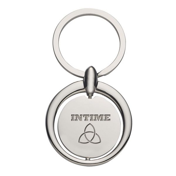 Custom Circular Spinning Metal Key Tag