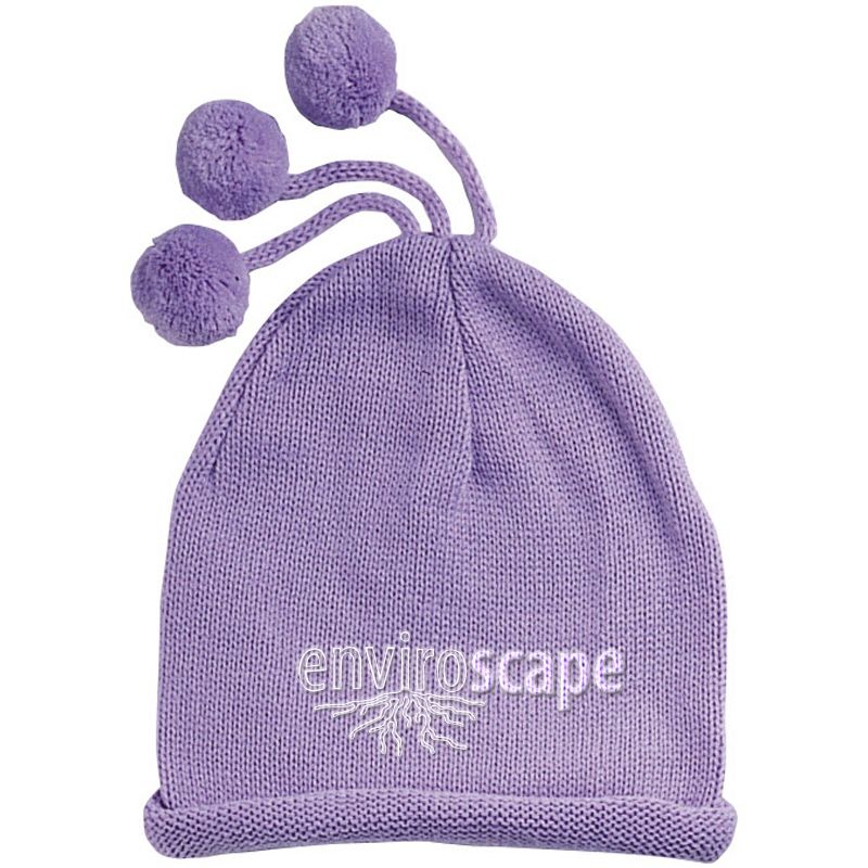 Embroidered Promotional Knit Beanie - Youth - Light Colors