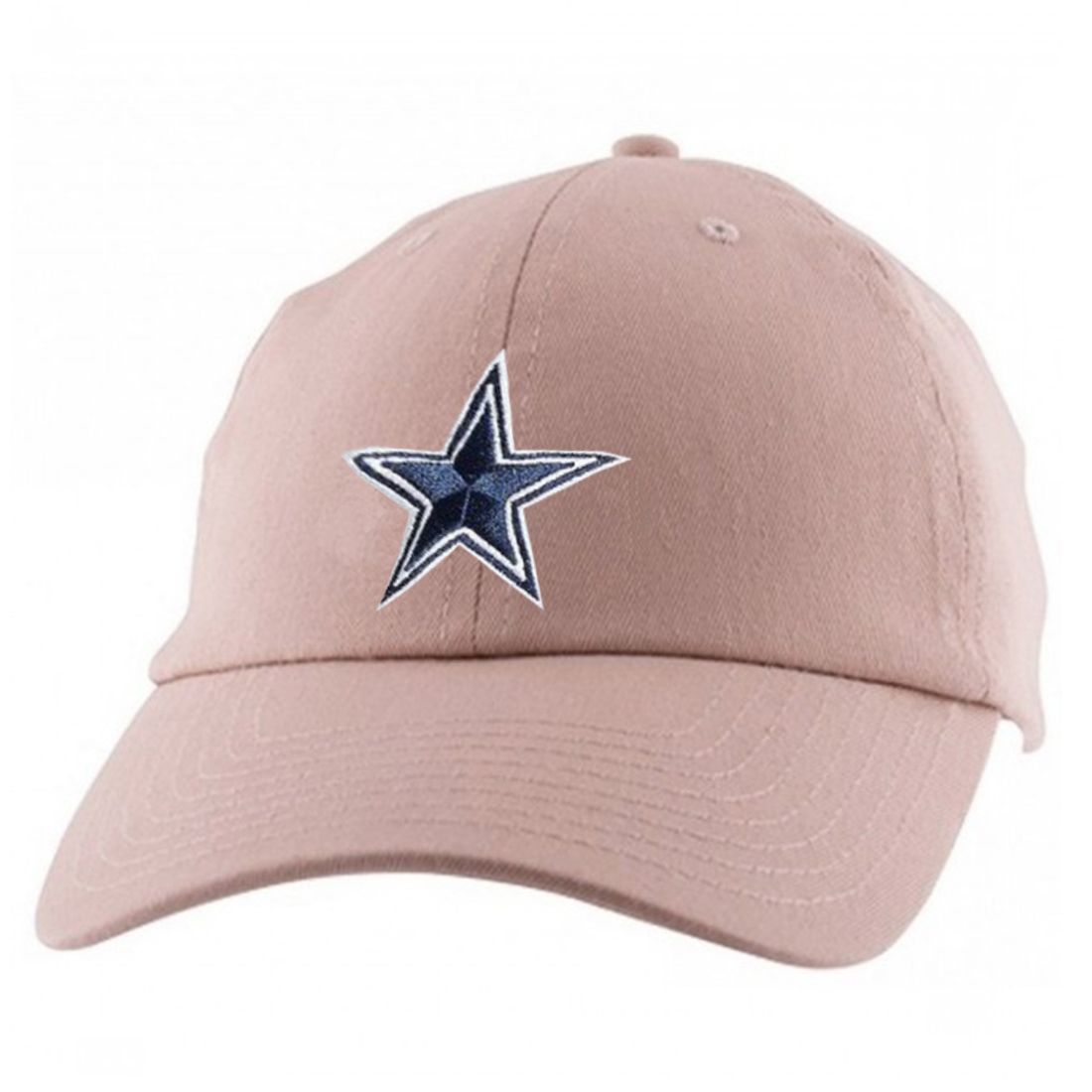 6-Panel Unstructured Pre-Curved Custom Cap