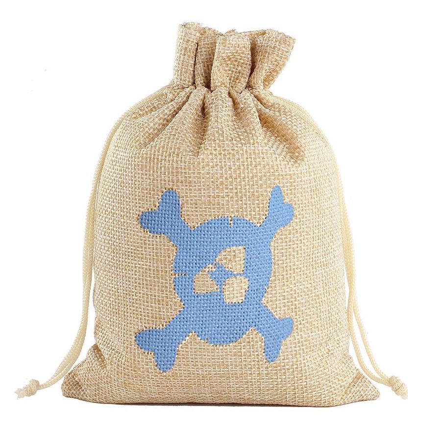 Custom Linen Pouch w/ Drawstring - 4''w x 5.5''h