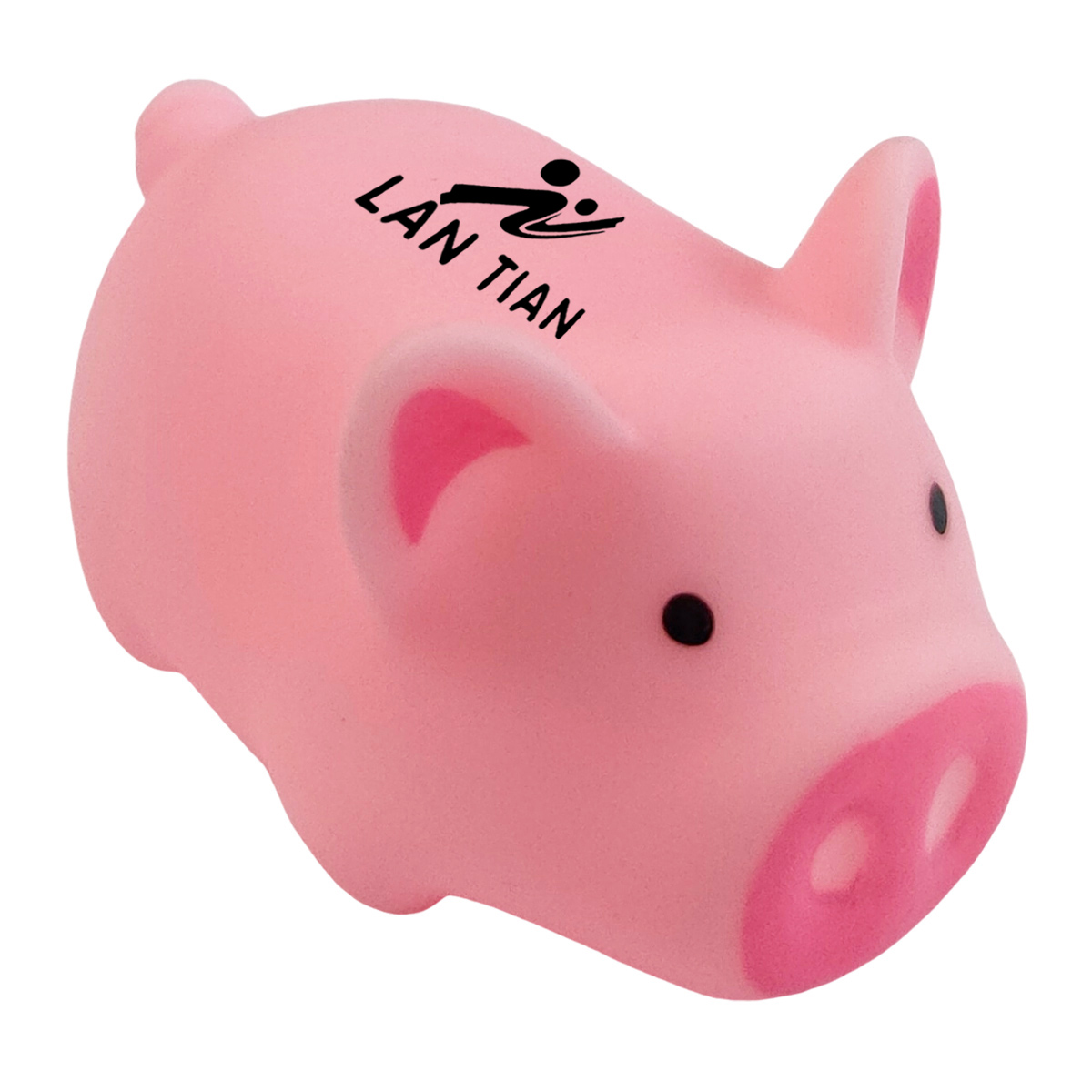Custom Pink Pig Shaped Stress Reliever