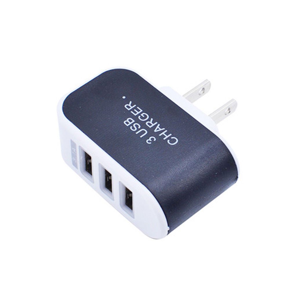 Custom 3 USB Charger Adaptor
