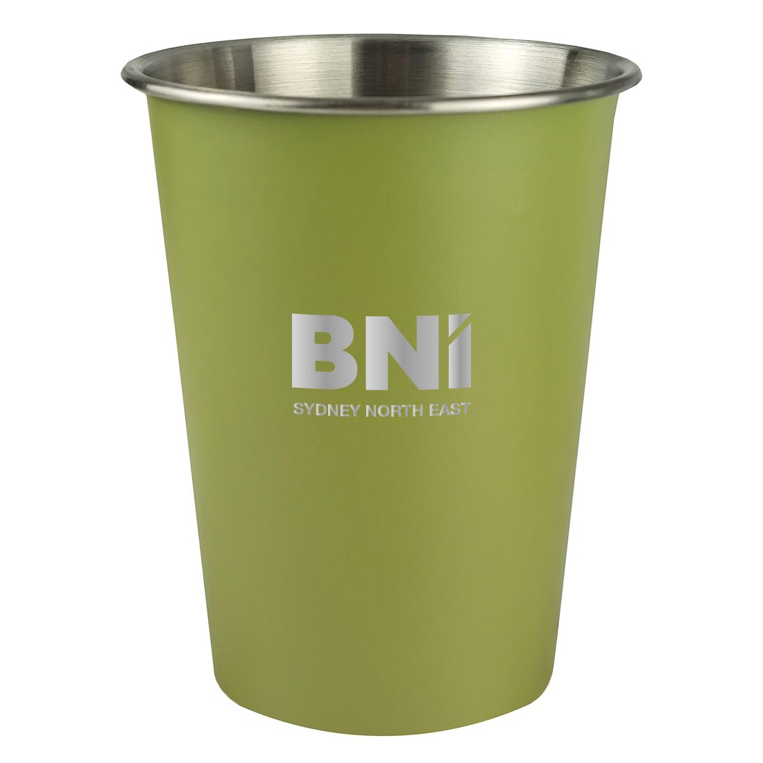 Custom Dubliner Stainless Steel Pint Glass Cup - 12 oz.