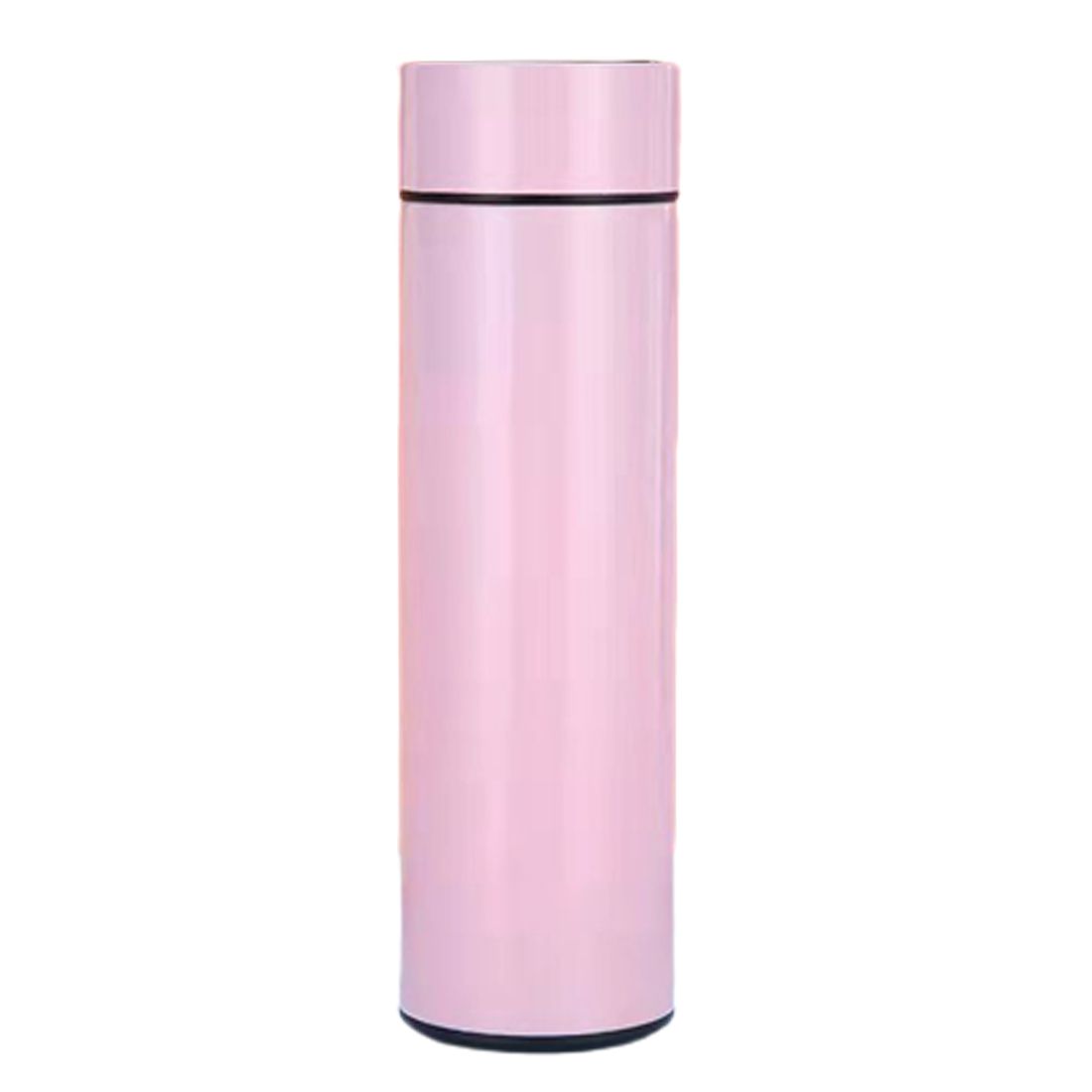 Custom Vacuum Thermos Water Bottle w/ LED Temperature Display - 17 oz.