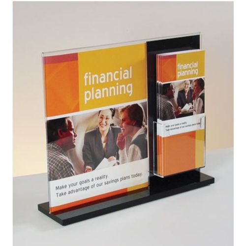 Acrylic Counter Custom Display Rack - 8.5" x 11"