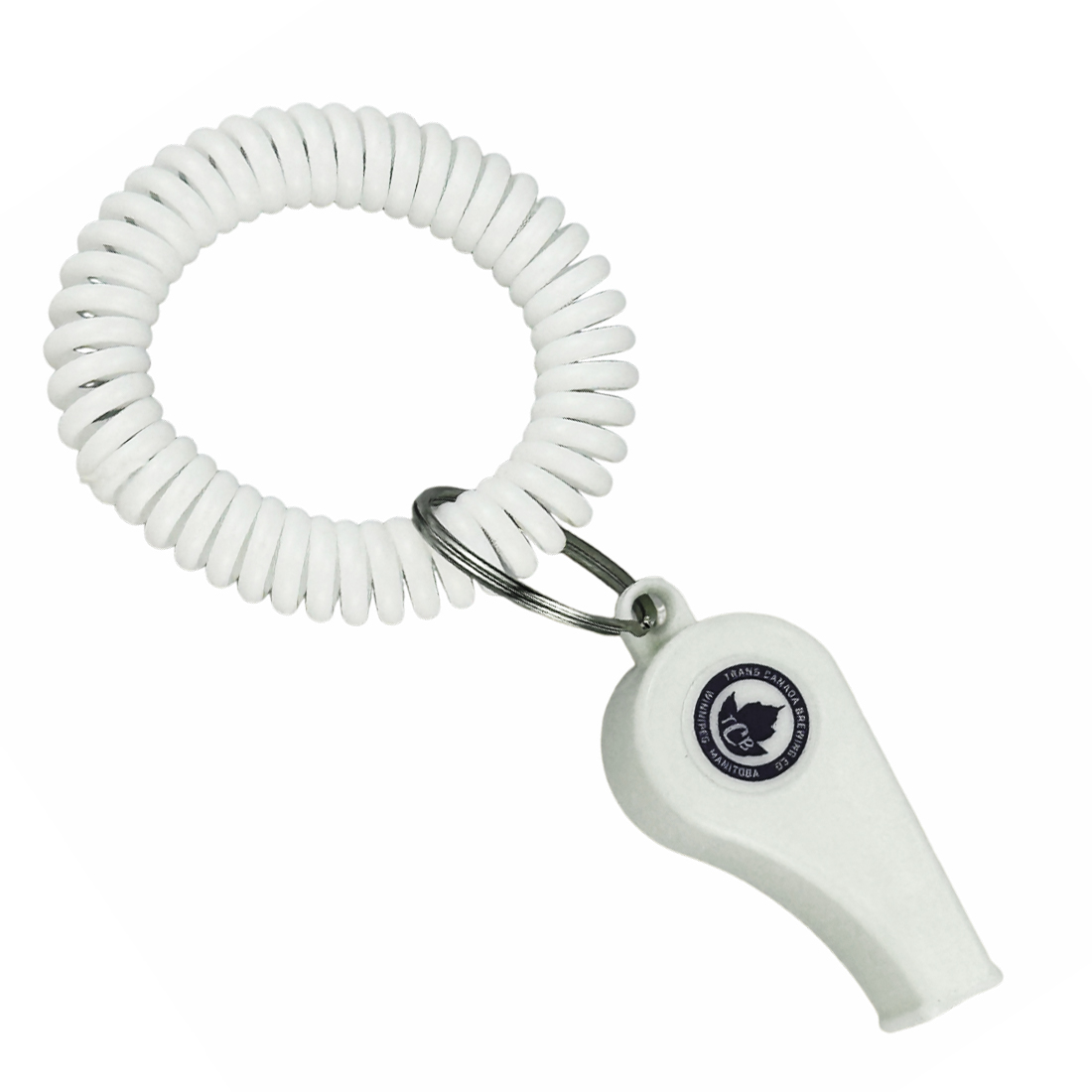 Promotional Whistle w/ Coiled Wristband