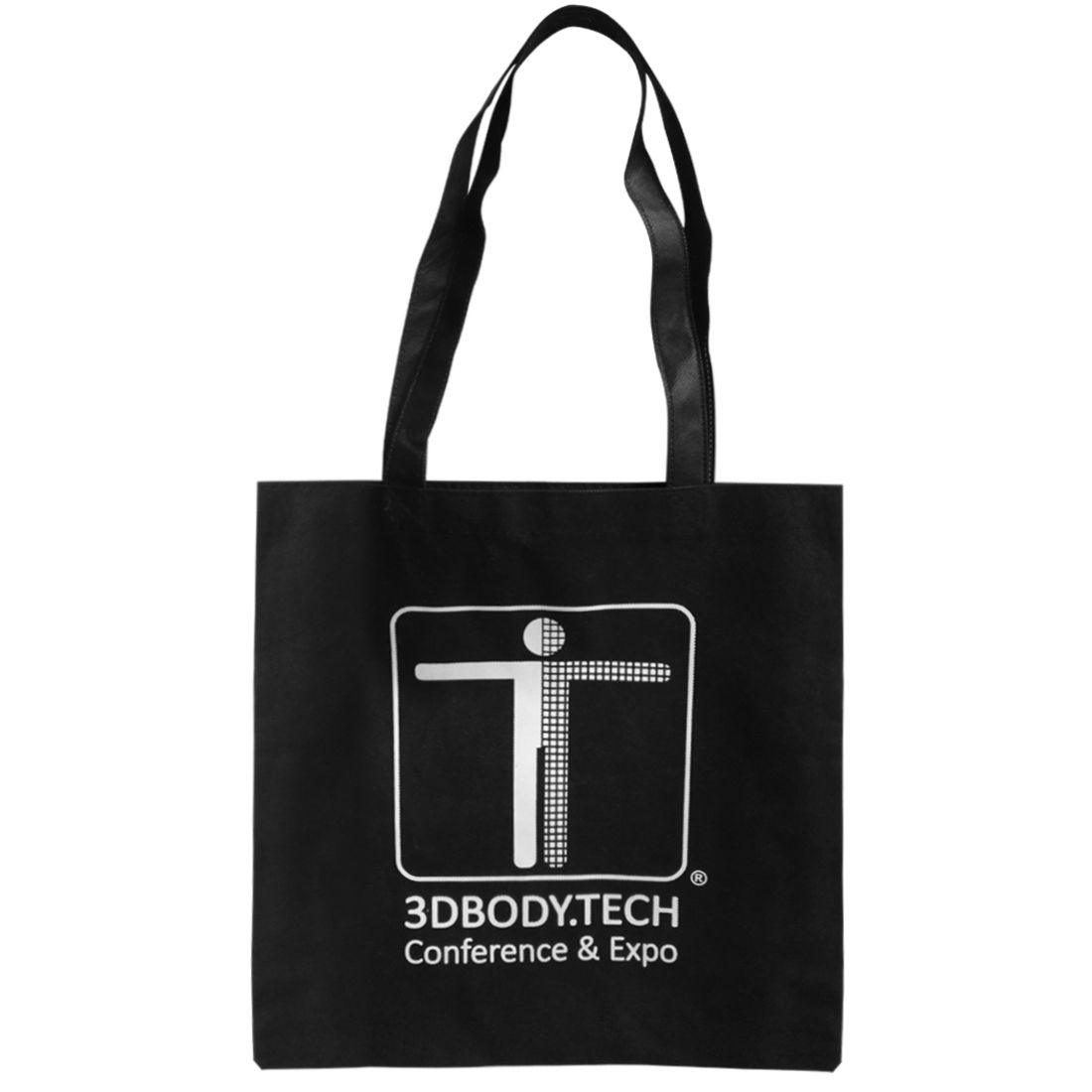 Custom Flat Non-Woven Tote Bags - 13.5"w x 14.5"h