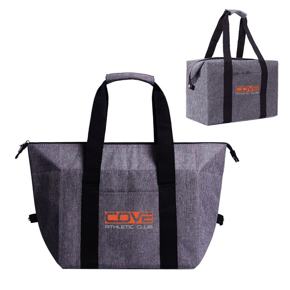 Custom 20L Insulated Reusable Food Thermal Bags - 22"w x 13"h x 7.5"d