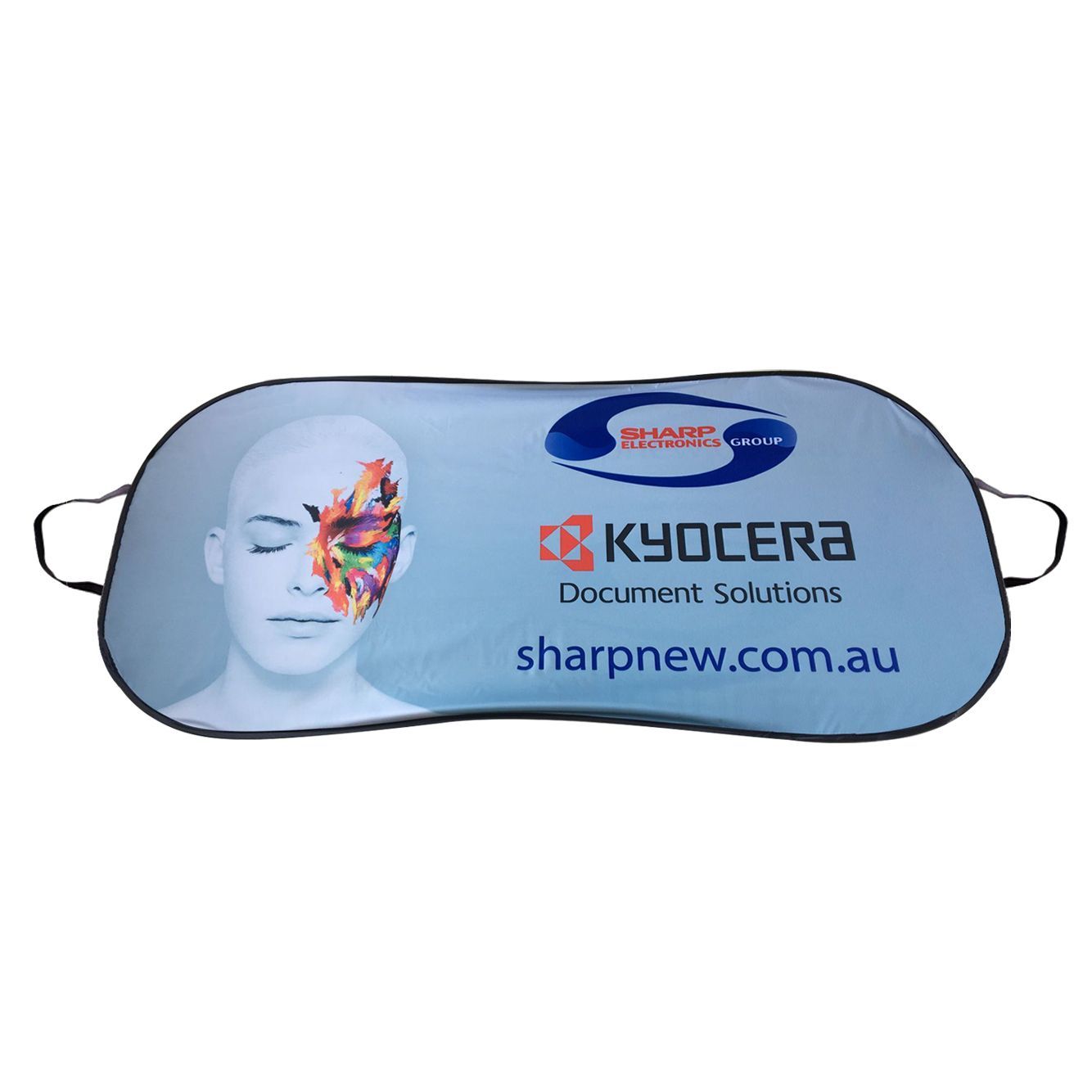 Full Color Custom Car Sun Shade - 55"w x 27.6"h