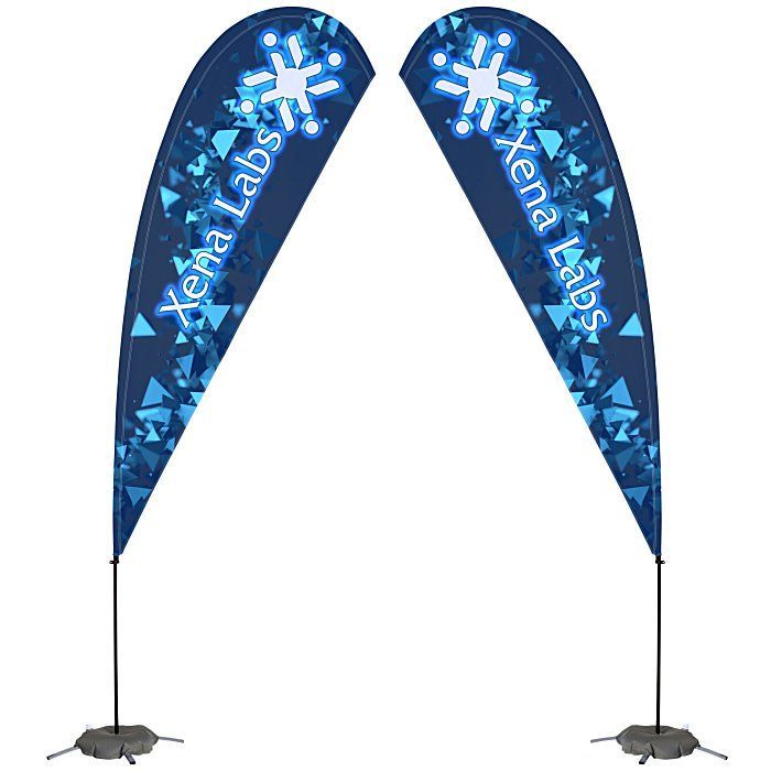 Full Color Custom Feather Flag - 15'