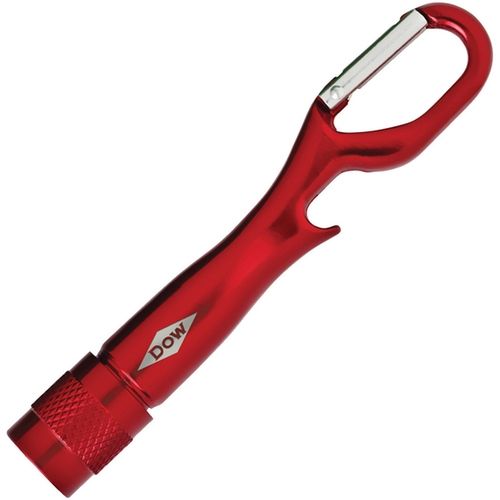 Custom Mini Carabiner Flashlight Bottle Opener
