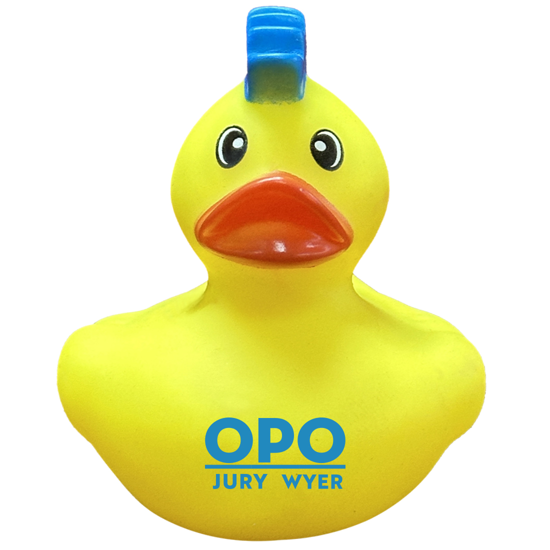 Custom Punk Rubber Duck - 2.4" x 2.1" x 2.6"