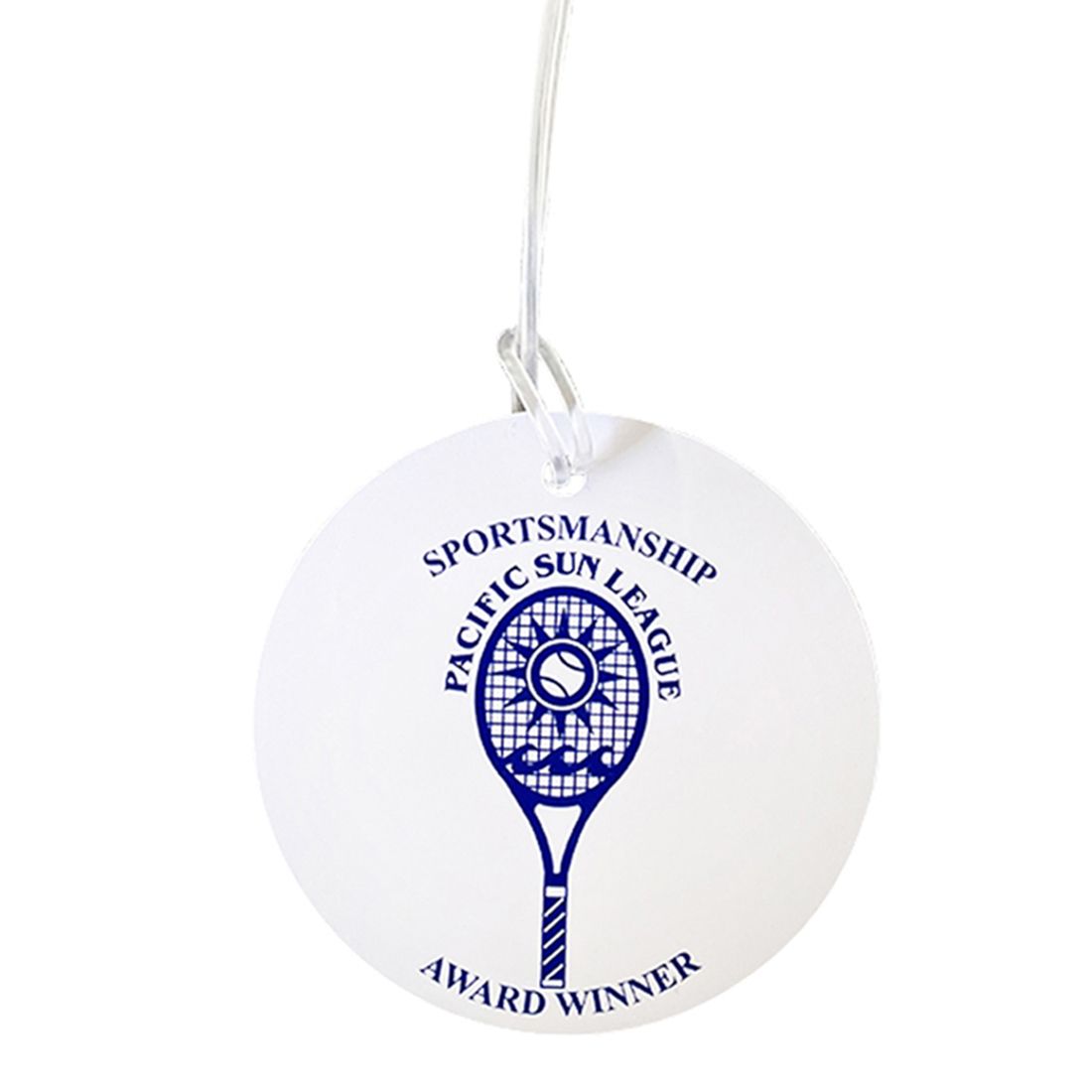 Full Color Custom Round Heavy Duty Write-On Bag Tag