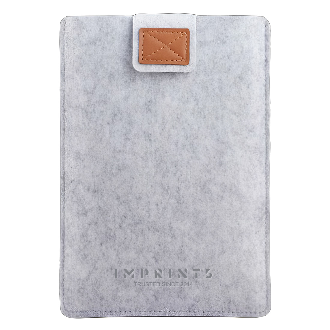 Custom Felt Laptop Sleeve w/ Flip Top Closure