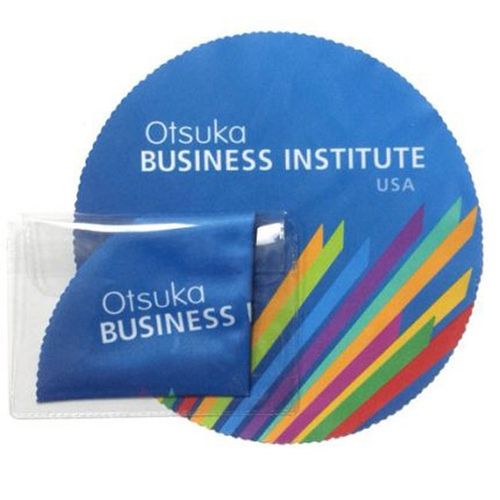 Full Color Custom Cleaning Cloth - Round - 6" dia