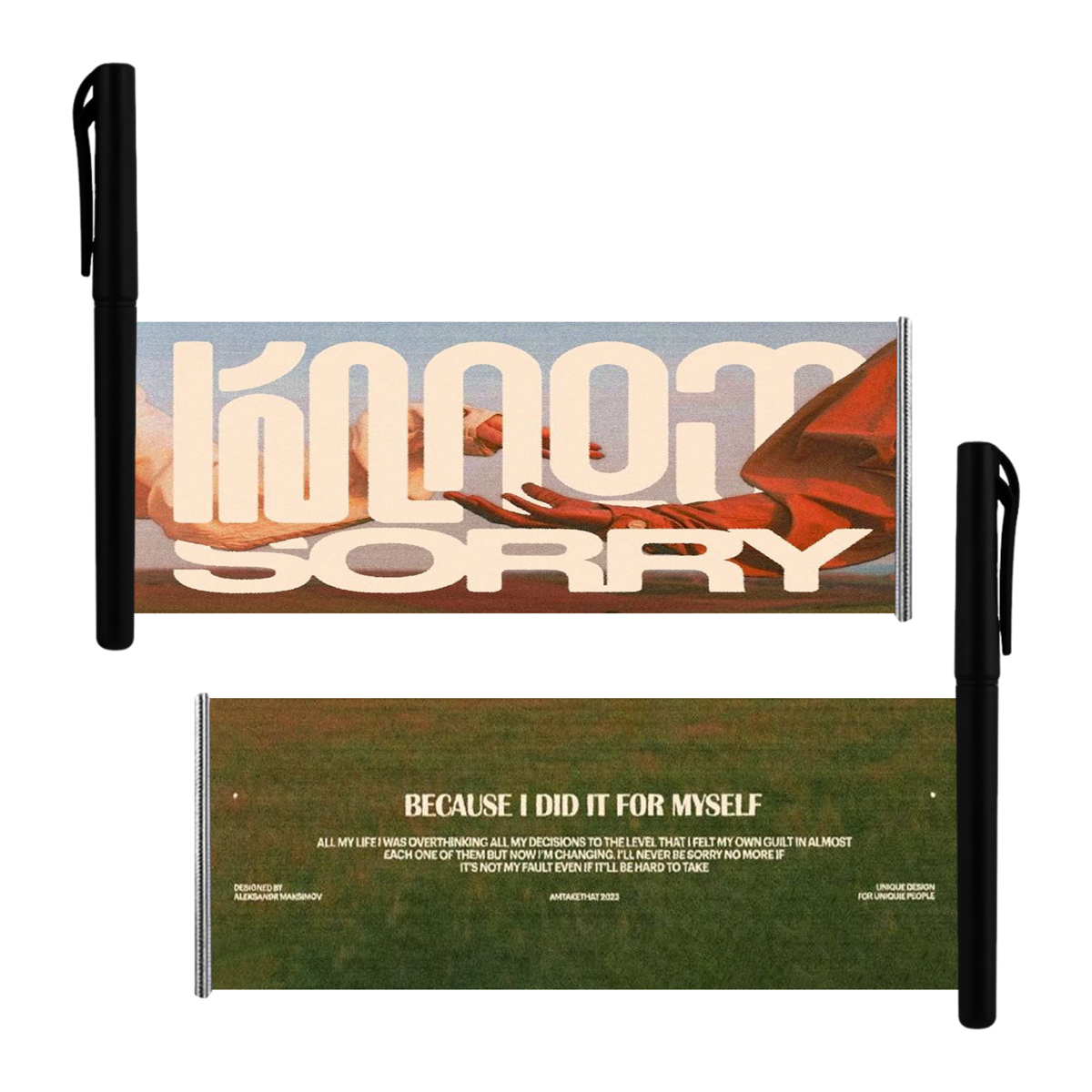 Custom Matte Finish Banner Pen