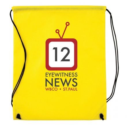 Non-Woven Custom Drawstring Backpack - 14.5"w x 17.5"h