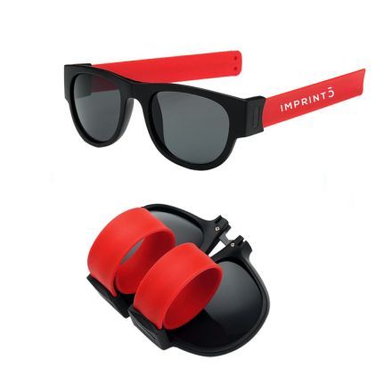 Custom Folding Flexible Slap Bracelet Sunglasses