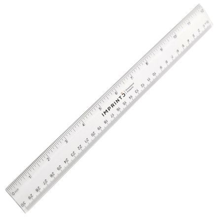12” Transparent, Flexible SAFE-T® Plastic Rulers, Set of 24