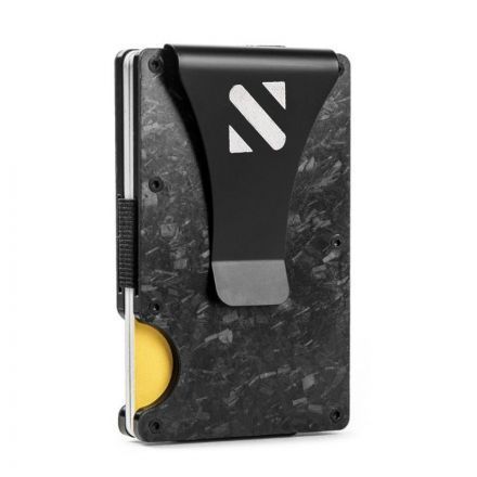 Custom Aluminum Metal Money Clip Wallet RFID Carbon Fiber Wallets for Men