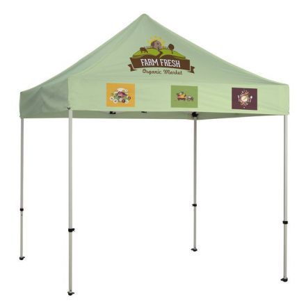 Full Color Premium Trade Show Booth Custom Tent - 8'