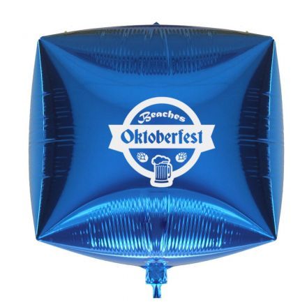 Custom 3D Foil Balloon - Cube