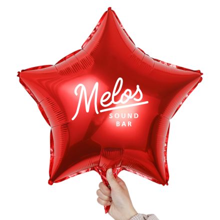 Custom Star Shaped Microfoil Balloon - 18"
