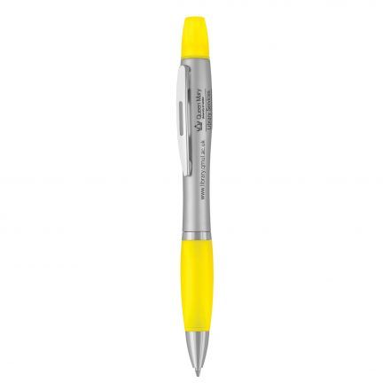 Curvaceous Personalized Highlighter & Ballpoint Pen