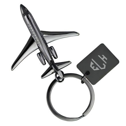 Custom Airplane Shaped Keychain
