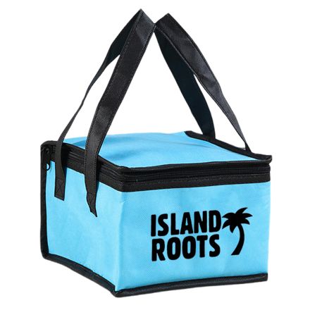 Custom Non-Woven Cooler Bag - 8"w x 6"h x 8"d