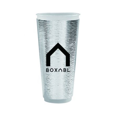 Custom Disposable Aluminum Foil Insulation Cup Sleeve - 700 ml