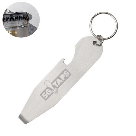 Custom Engraved Portable Bottle Opener Keychain