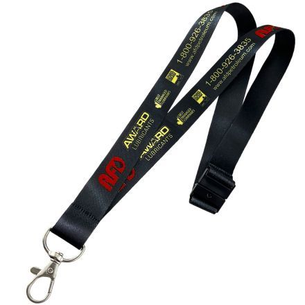 Full Color Custom Breakaway Release Lanyard w/ Attachment
