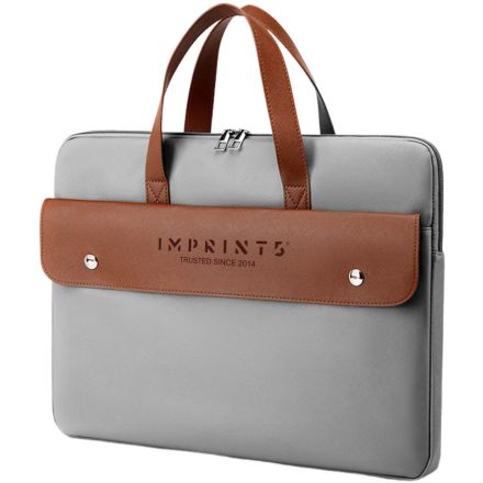 Custom Two-tone Leatherette Laptop Briefcase - 14'' - 15.6''