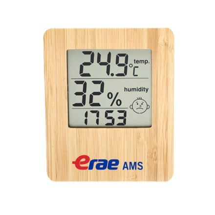 Full Color Custom Indoor Bamboo Weather Station