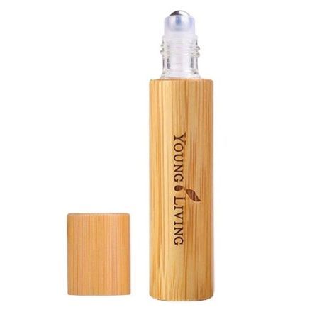 Custom Bamboo Massage Oil Roller Bottle - 10ml