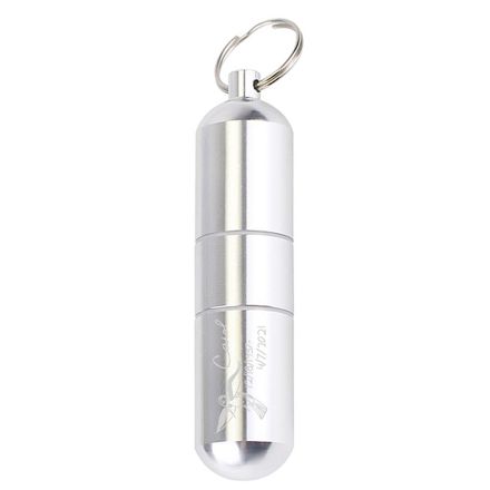 Custom Aluminum Portable Multisection Pill Box Keychain