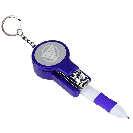 Custom Ballpoint Pen w/ Nail Clipper & Mirror