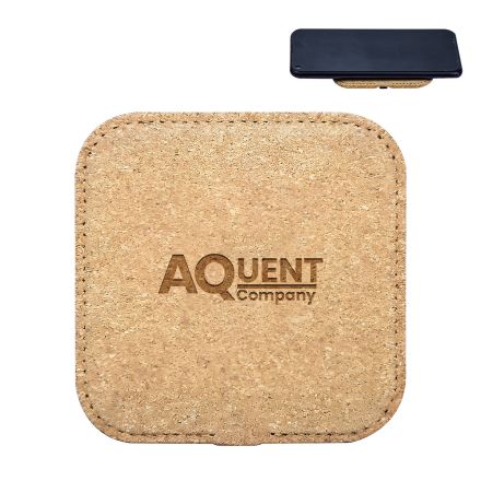 Custom Cork Wireless Charger - 10W
