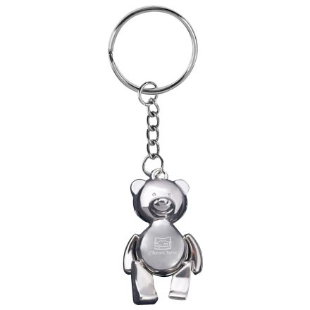 Custom Fashion Cute Metal Bear Keychain