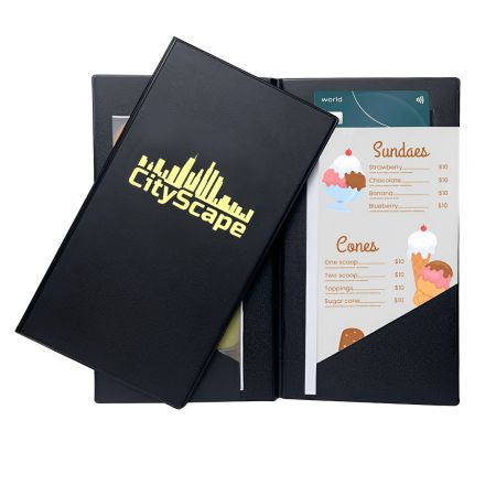 Custom Leatherette Check Holder