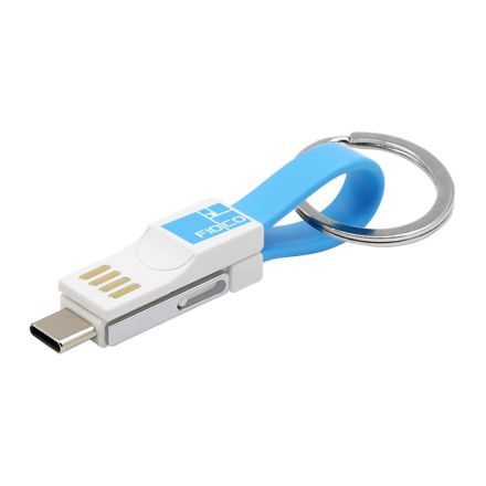 Custom Magnetic Duo Charging Cable Keychain