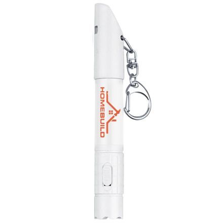 Custom Outdoor Whistle Ballpoint Pens w/ LED Light
