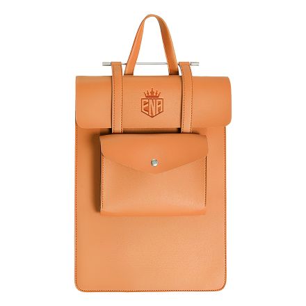 Custom PU Leather Laptop Briefcase w/ Extra Bag