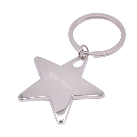 Custom Star-Shaped Key Tag
