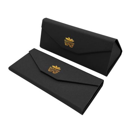 Custom Triangular Hard Shell Foldable Eyeglass Case